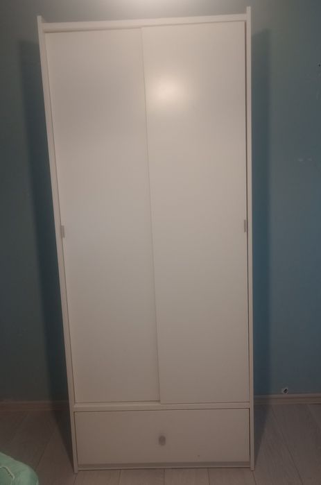 Pilnie sprzedam Szafa IKEA Bruksvara z drzwiami przesuwnymi biała