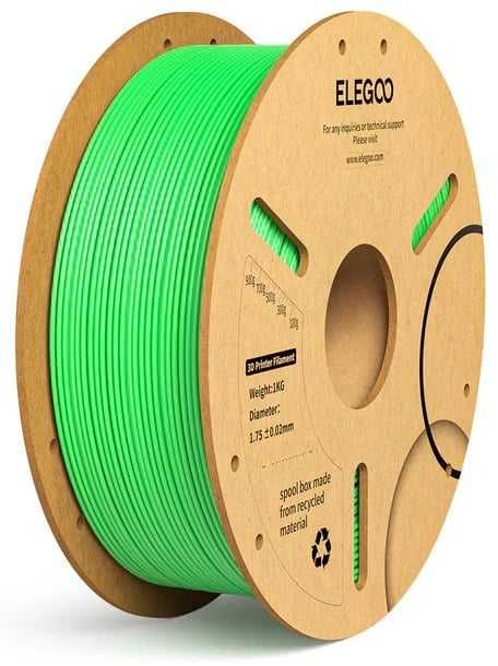 Filamento 3D ELEGOO 1Kg – PLA / PLA+ / Matte / Silk – Várias Cores