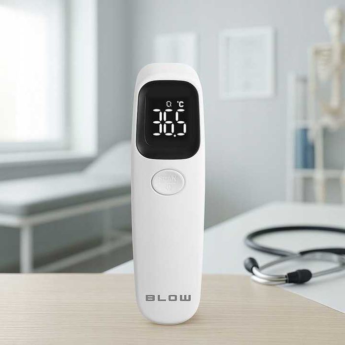 TERMOMETR Bezdotykowy medyczny lekarski do pomiaru temperatury ciała
