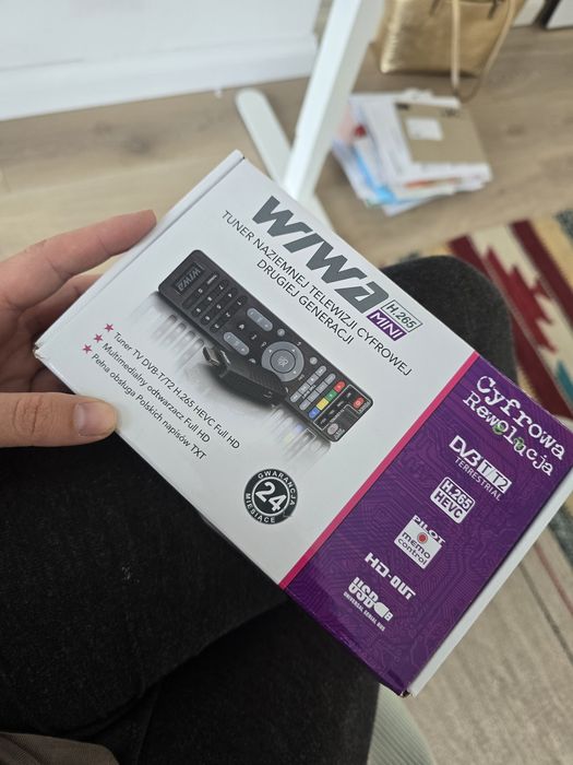 Nowy dekoder tuner naziemnej telewizji cyfrowej Wiwa H.265