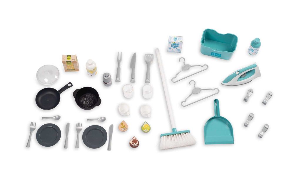 Кухня Smoby 2 в 1 "Тефаль. Кухня+Пральня" з пр та сушк, 311050