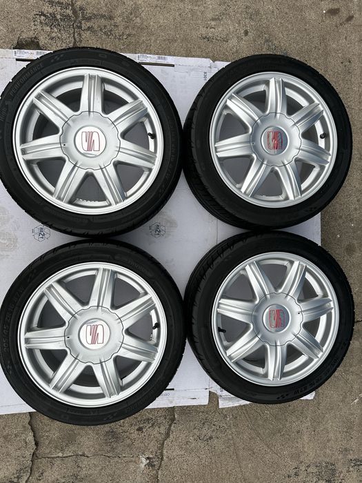 5x100 ET43 6.5J 205/45 ZR16 Oryginalne alufelgi koła z Niemiec Seat Ibiza Polo Golf Skoda VW Audi