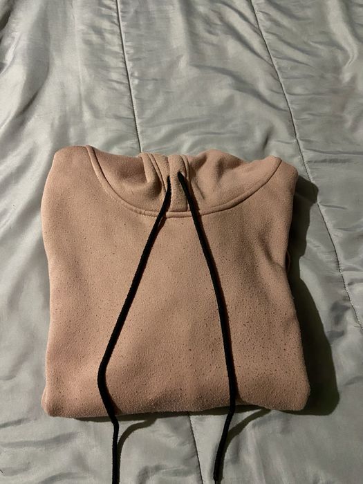 Camisola Bege Básica Hoodie