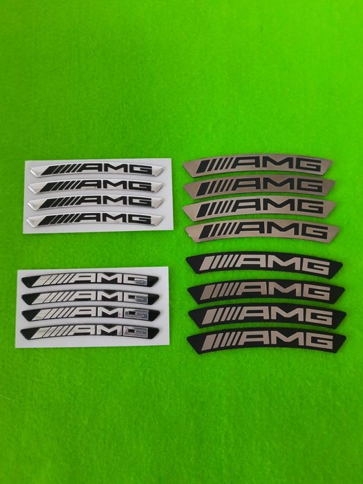 Наклейки AMG в диски Mercedes