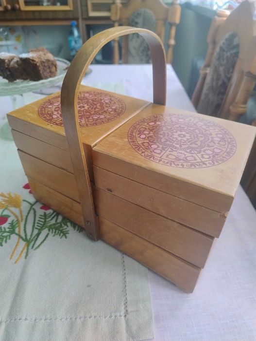 Szkatułka drewniana