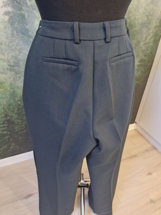 Kostium  marynarka żakiet spodnie zieleń butelkowa M Quiosque