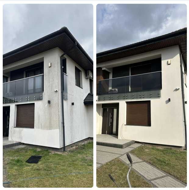 PROFESJONALNE MYCIE CZYSZCZENIE kostki brukowej elewacji dachów - CENA