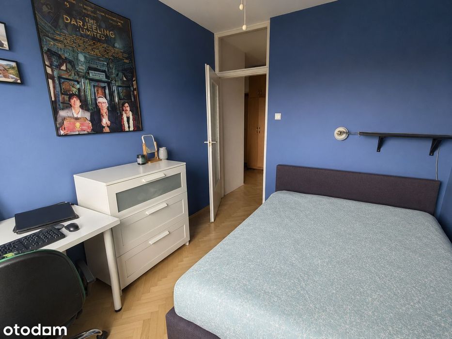 3 pokoje z panoramicznym widokiem 13p, blisko metra, do remontu