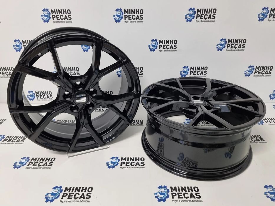 Jantes Look Seat Ibiza em 17 (5x100) Preto Brilho