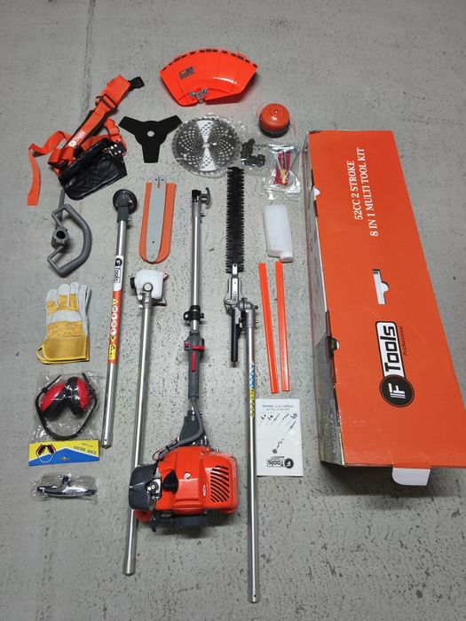 Roçadora Multifuncional 8em1 52cc NOVA FTools profissional