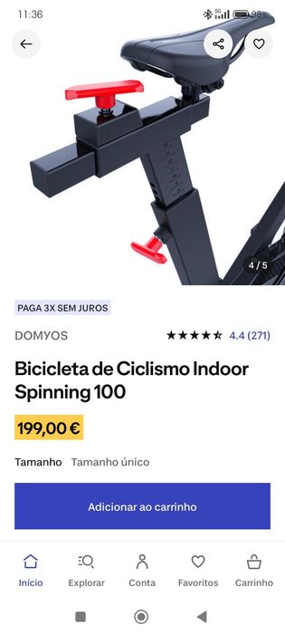 Bicicleta Indoor spinning 100