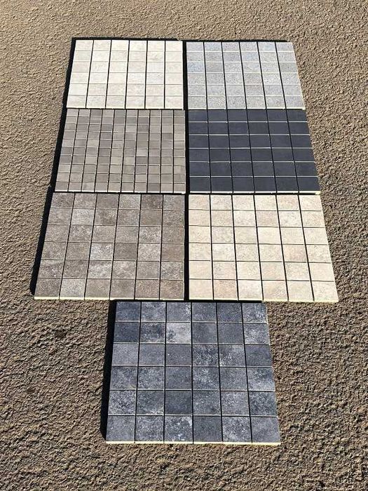 Mozaiki gresowe 30x30 podłogowe ścienne - 20 modeli - tanie płytki ceramiczne - 5 zł/szt (plaster)