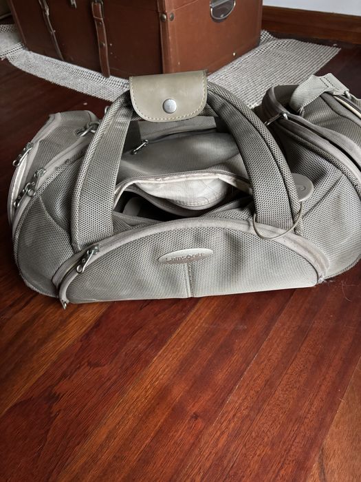 Saco samsonite prateado