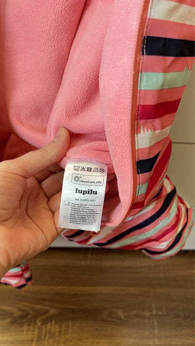 Термокомбинезон для дівчинки на флісі Lupilu 92см 18-24м