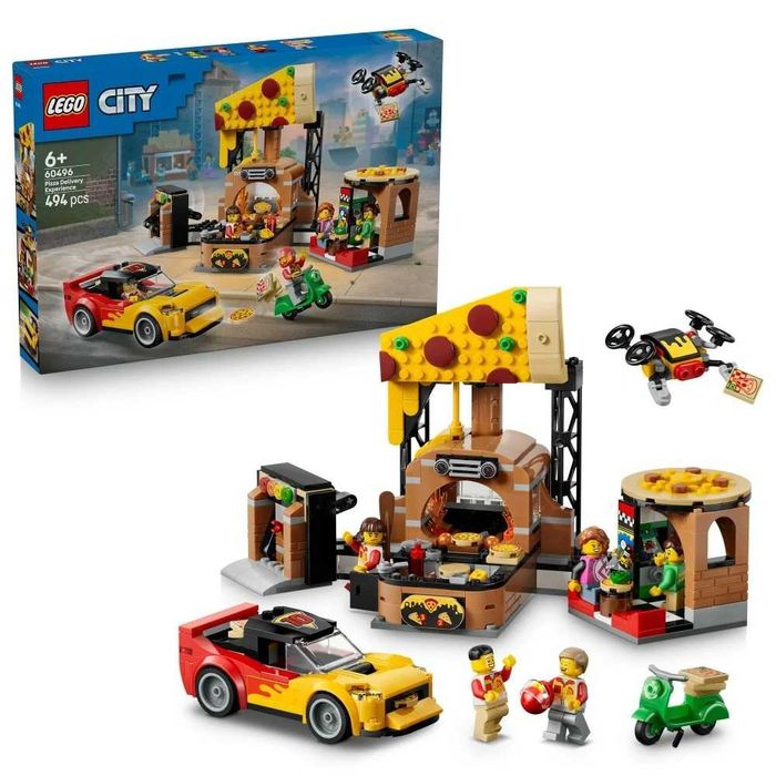 Klocki Lego City 60496 Dostawa pizzy z pojazdami
