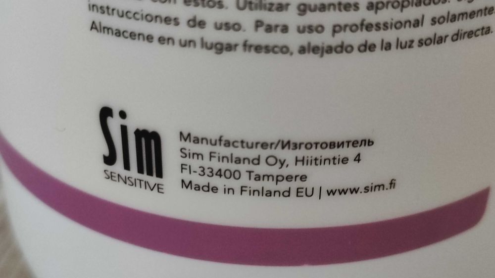 Профессиональный окислитель для волос 6% Sim Sensitive 1 л