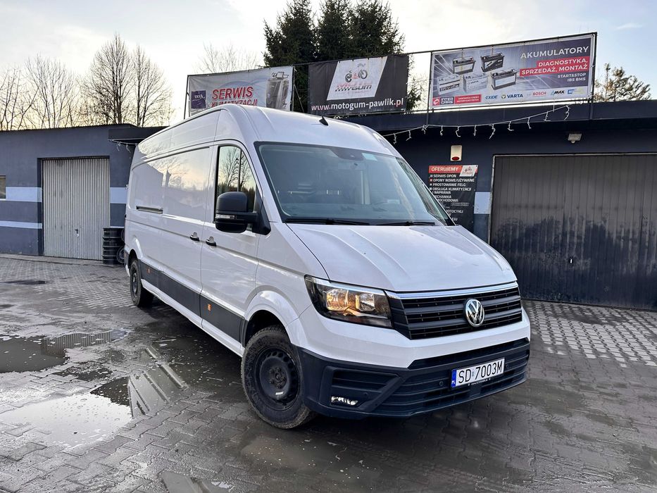 Wynajem Busa Vw Crafter Max długi Blaszak