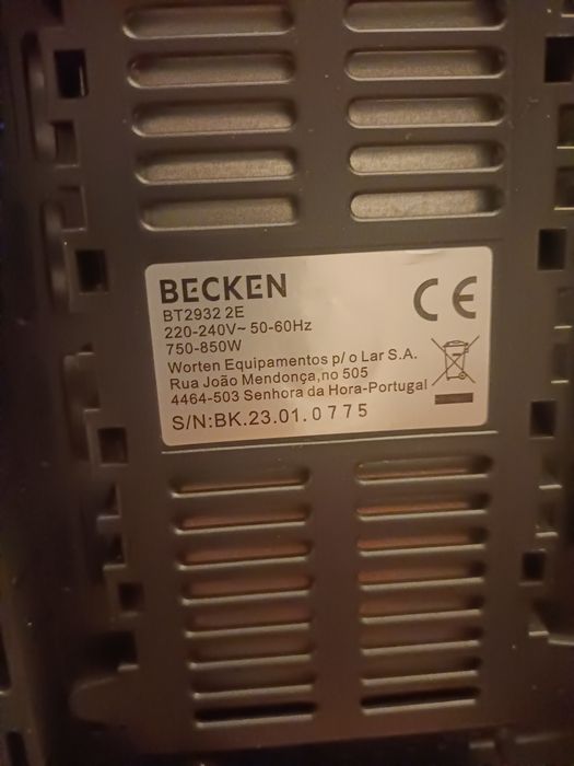 2 Torradeiras  da Marca Becken em Bom Estado