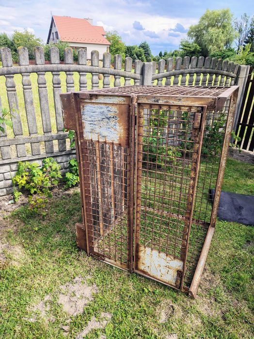 Skrzyniopaleta metalowa koszowa EURO