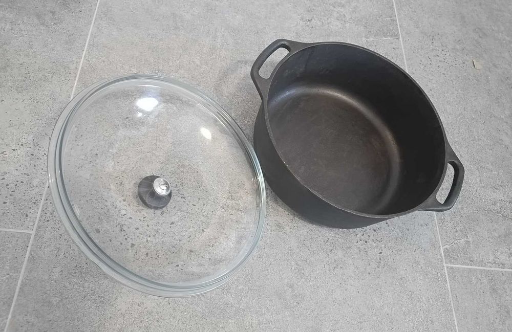 Garnek Żeliwny Skeppshult 5,5L TOP Szwedzka stal