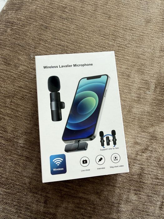 Безпровідний петличний мікрофон для iphone