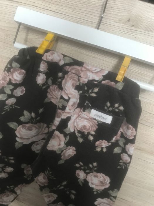 Spodnie Newbie kwiaty