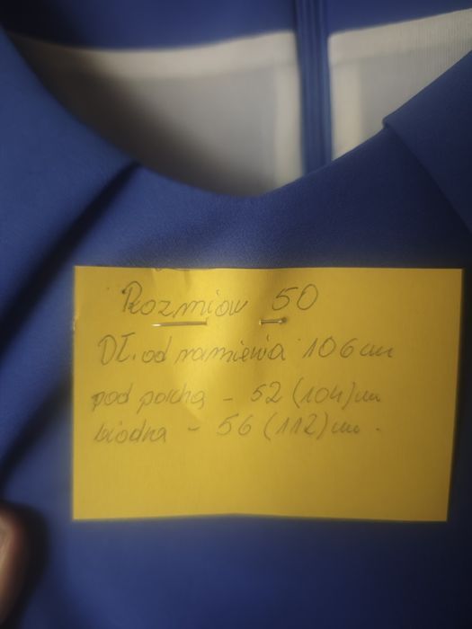 Chabrowa sukienka