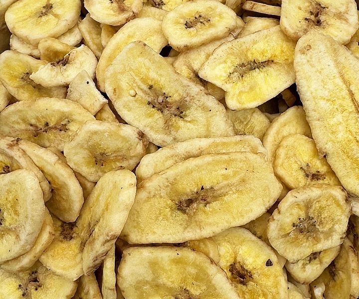 Banan 500g suszony przysmak dla papug chipsy bananowe Champi