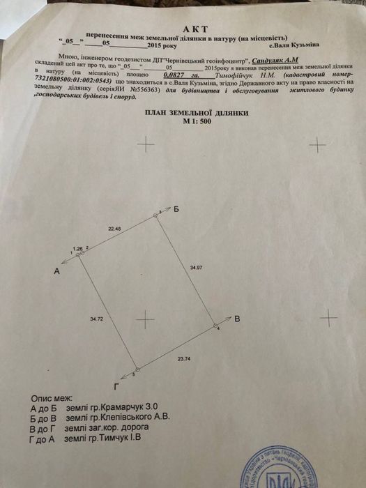Продам земельну ділянку з недобудовою