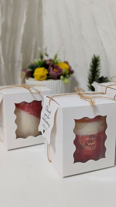 Соєві ароматичні свічки ручної роботи | Подарунок | Handmade