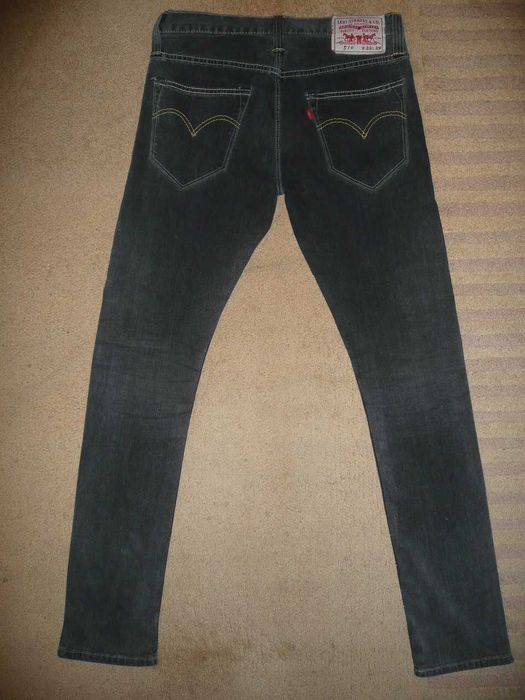 Spodnie dżinsy LEVIS 510 W33/L34=44/113cm jeansy
