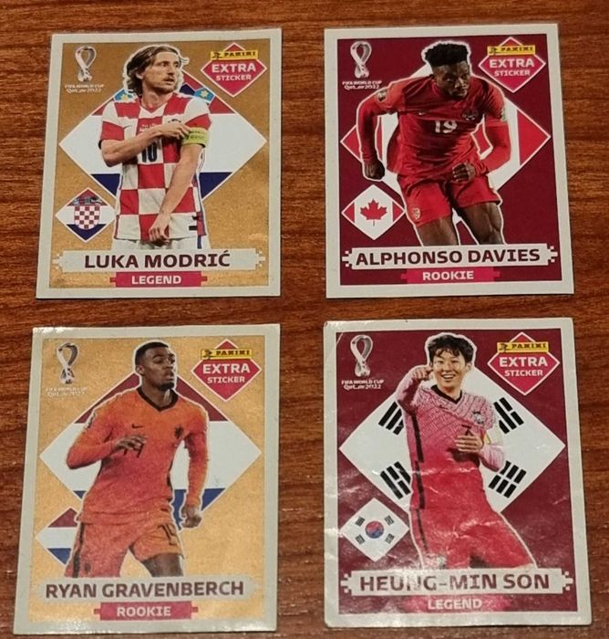 Coleção completa Qatar de 2022 + cartas legend