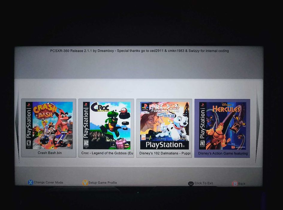 Emulator PSX na Xbox360