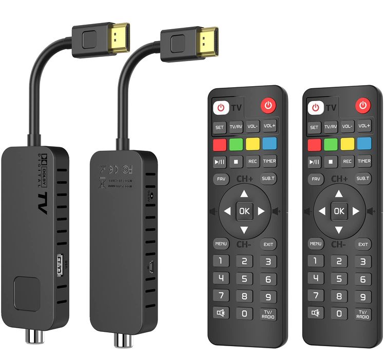 DEKODER TELEWIZJI CYFROWEJ DVB-T2 HD 1080P H.265 2szt