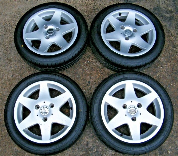 Jantes smart fortwo 450 1G e 2G 4 jantes