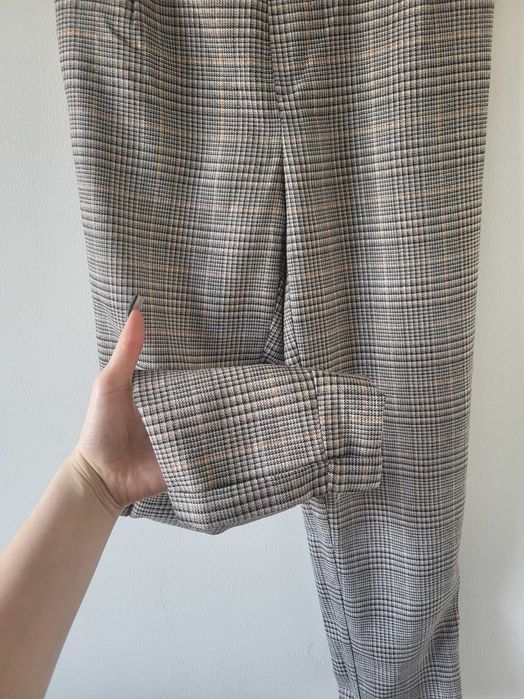 Eleganckie spodnie w kratkę, Sinsay