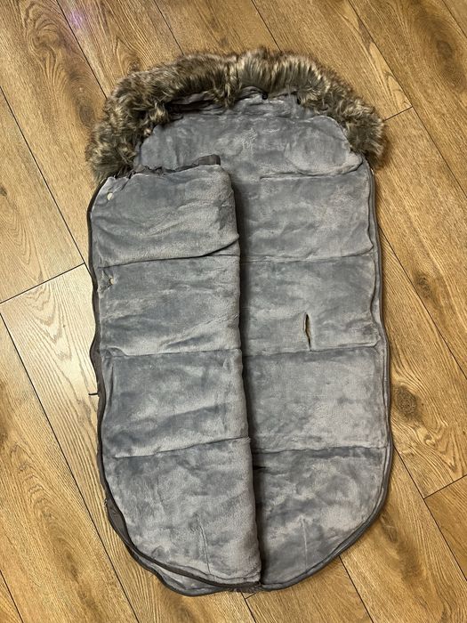 Śpiworek zimowy dzieciecy szary Tini Mini