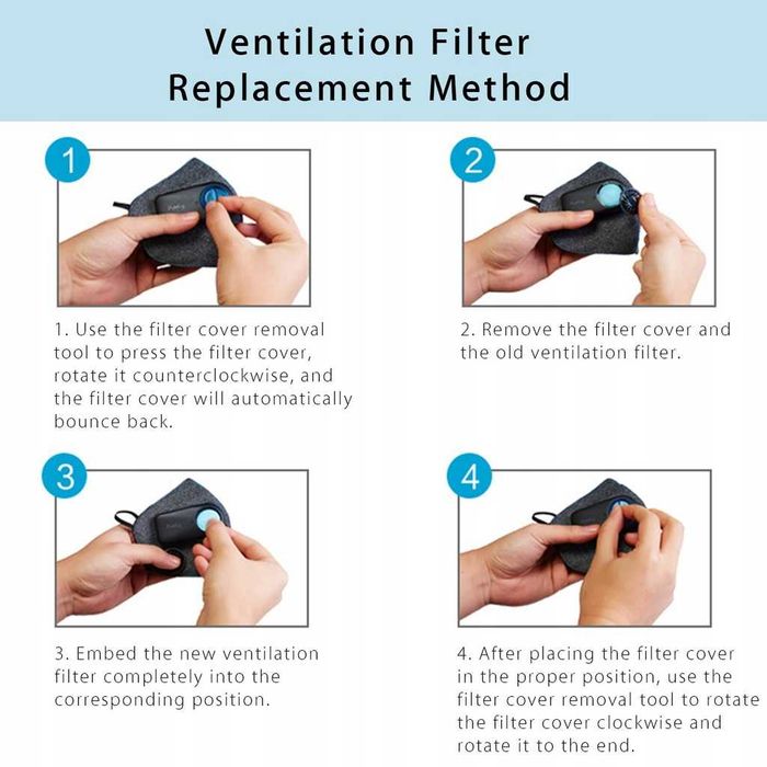 Maska elektryczna antysmogowa Xiaomi Purely