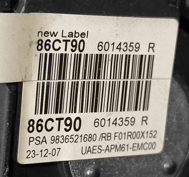 Pedal do Acelerador 9836521680 - PEUGEOT 3008 III