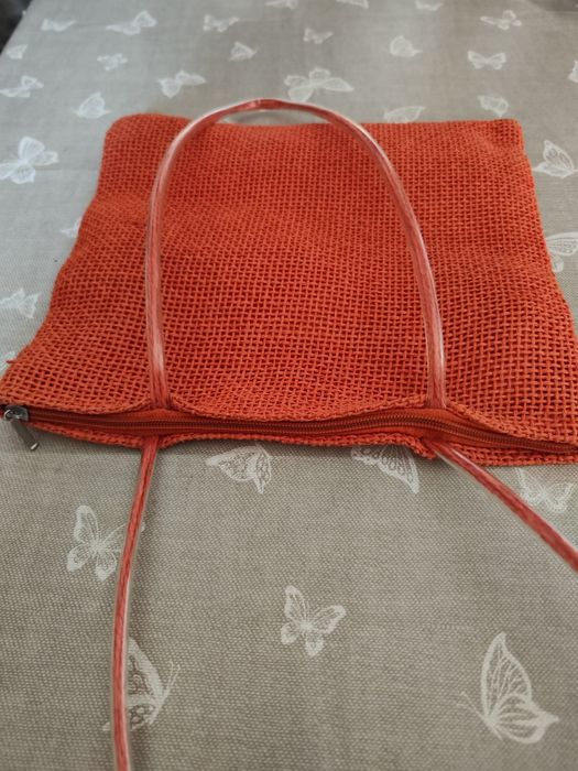 Bolsa de senhora laranja