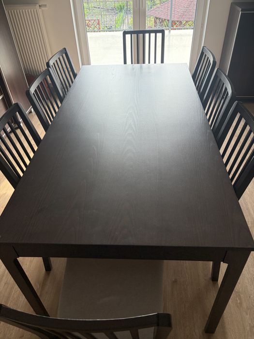 IKEA stół + 8 krzeseł