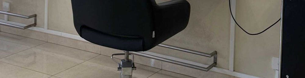 Pousa pés em aço inoxidável