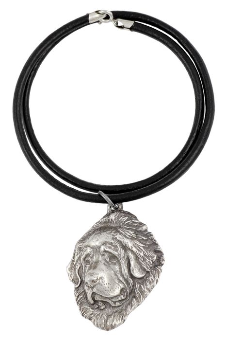 Mastif tybetański naszyjnik posrebrzany Art-Dog