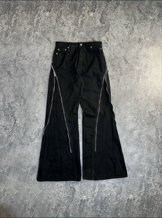 клеш Rick Owens bolan banana cut jeans opium archive джинси чорнi