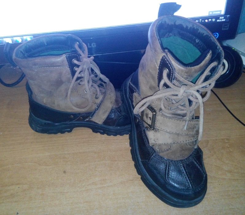 Ботинки осенне-зимние Polo Ralph Lauren Натуральная кожа 19см 29 разм