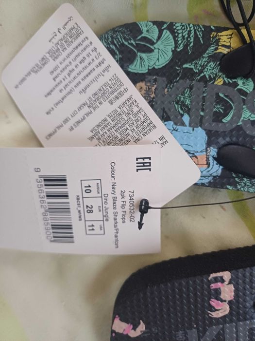 Klapki 28 nowe 2 pary Cotton on