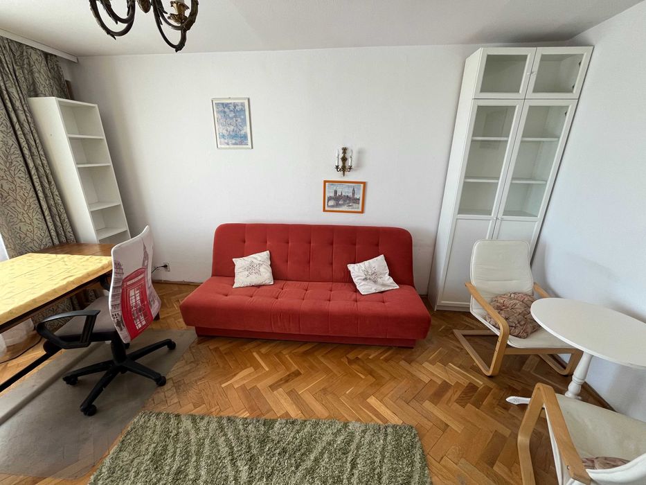 Jasna  kawalerka 34,7 m² z dużym balkonem | Dolinka Służewiecka | blisko Metra Służew