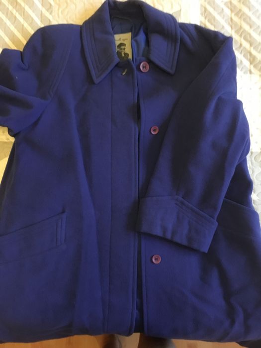 Płaszcz damski granatowy