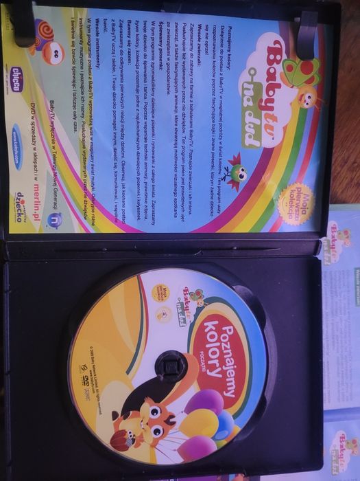 DVD x 3 Baby TV Poznajemy kolory/Wesołe zwierzaki/Śpiewamy piosenki