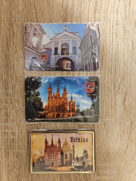 Magnesy na lodówkę - Wilno - Litwa